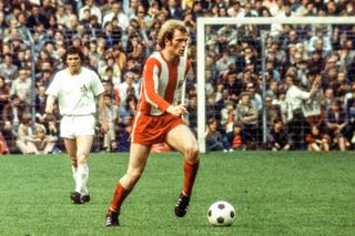 Uli Hoeness in action for Bayern Munich in 1972.