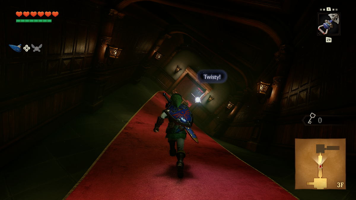 In-game screenshots from the Ocarina of Time remake