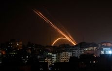 Rockets are fired from Gaza into Israel.