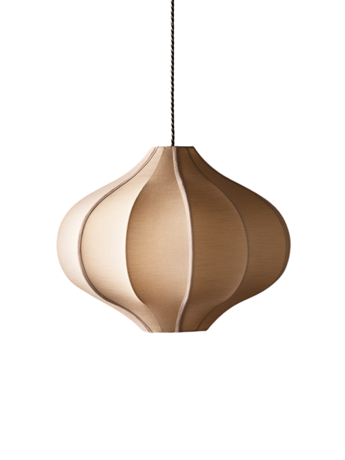 Small Onion Space Shade in Sand Raw Silk