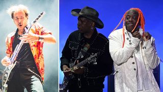 Steve Vai and Living Colour perform onstage at Rock in Rio 2022