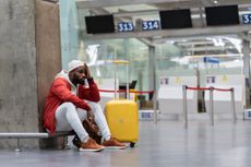 Passenger stranded in airport