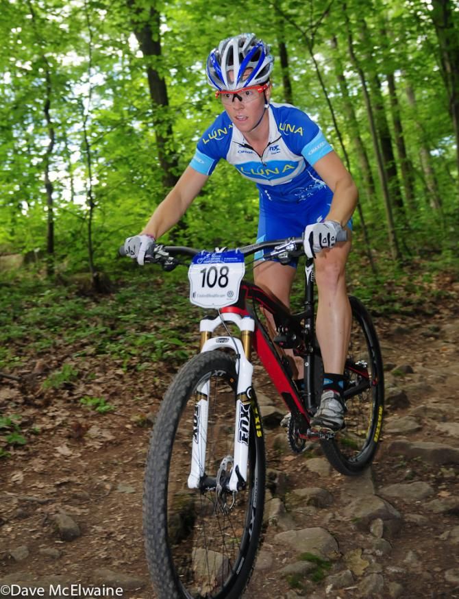 Teal Stetson-Lee (Luna Pro Team) on the way to her first elite National Championship