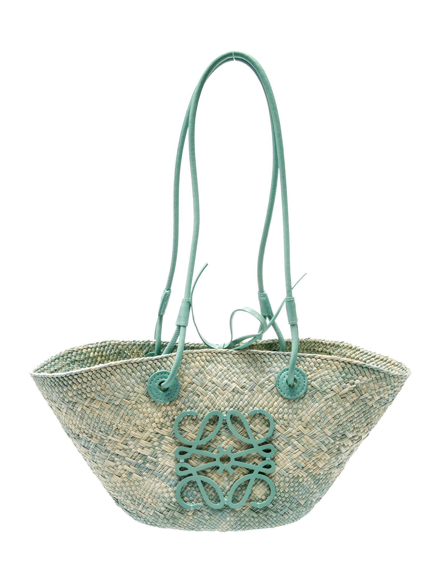Raffia Anagram Small W/ Tags