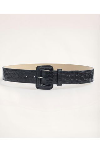 Brooks Brothers Leather Croc Embossed Belt