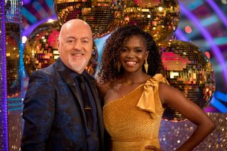 Strictly Come Dancing stars Oti Mabuse and Bill Bailey