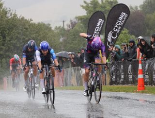 Aaron Gate (Burgos-BH) wins the combined elite and U23 men's road race at New Zealand's Road National Championships 2024