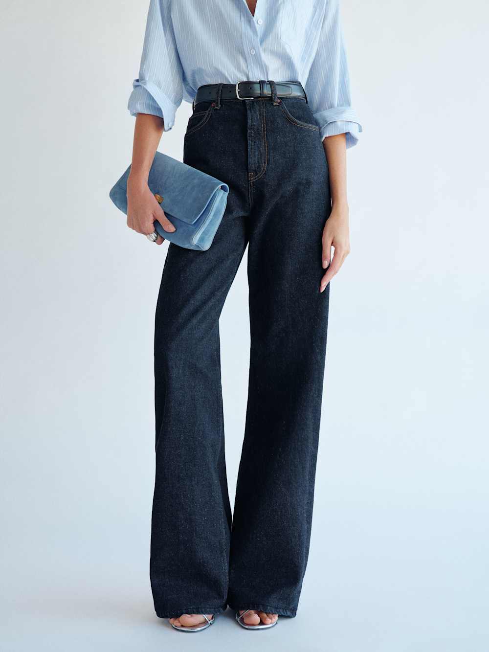 Cary High Rise Slouchy Wide Leg Jeans