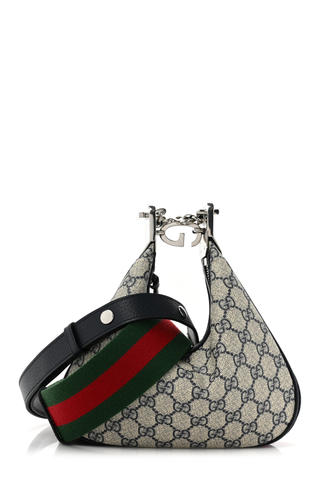 Gucci GG Supreme Monogram Small Attache Shoulder Bag