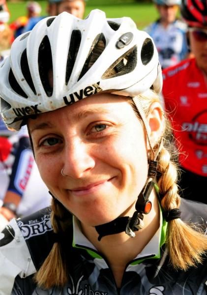 Mo Bruno-Roy (M&amp;M Racing-Seven Cycles) smiles at the start.