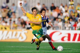 Rade Bogdanovic in action for Japanese side JEF United Ichihara in 1997.