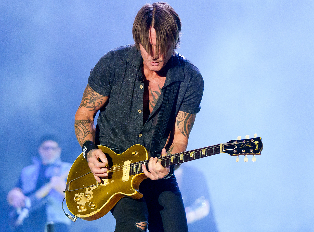 Keith Urban performs at Country Thunder Wisconsin at the Shadow Hill Ranch in Twin Lakes, Wisconsin on July 19, 2026