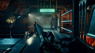 A gun being reloaded in The Outer Worlds 2