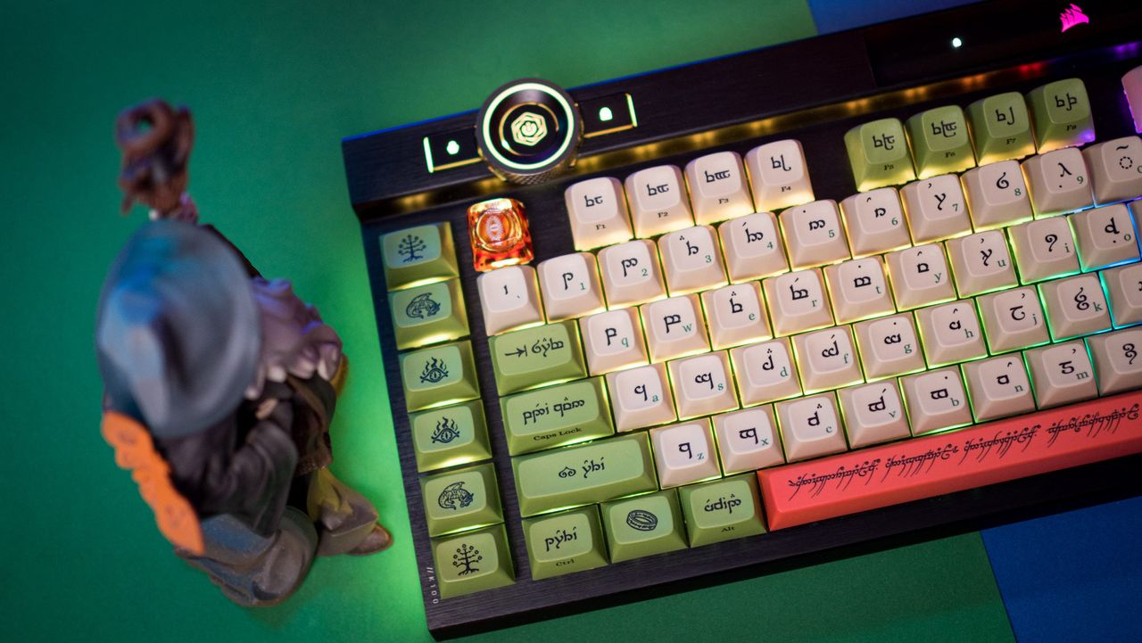Drop + LOTR Elvish Keycap Set