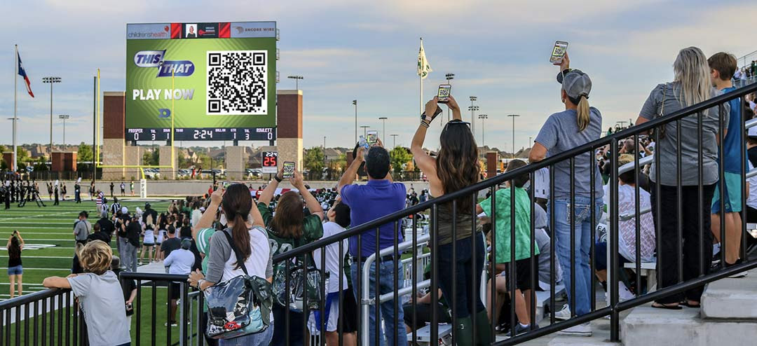 Daktronics LiveWrx in stadium