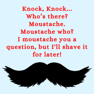 moustache best knock-knock jokes