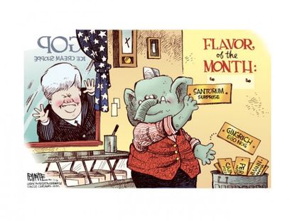 Gingrich gets hungry