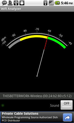 Nexus One WiFi signal