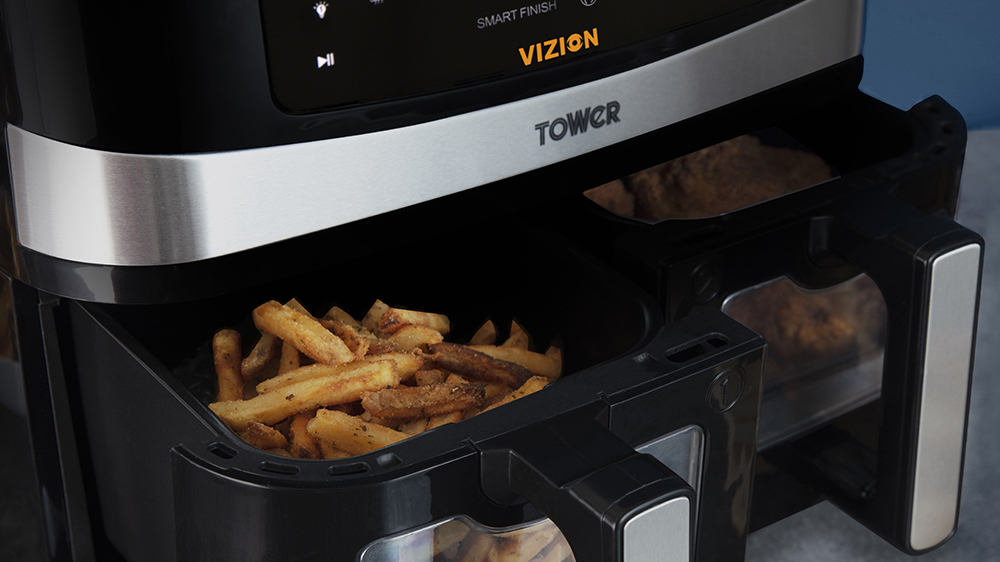 Tower Vortx Vizion 9L Dual Basket Air Fryer T17100