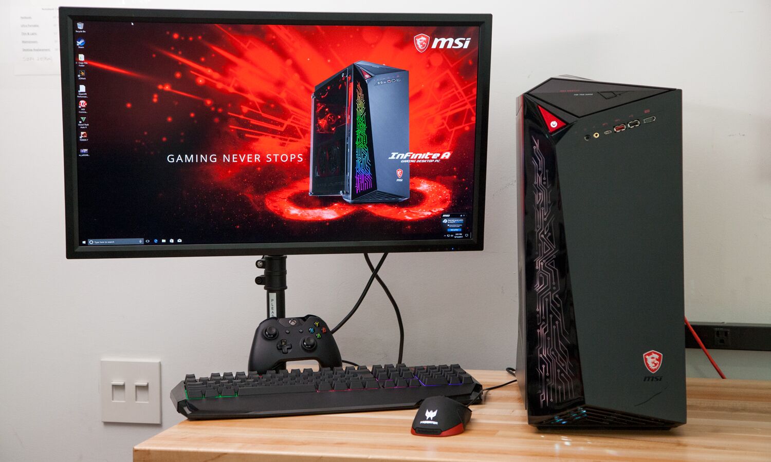 Msi Infinite Review A Truly Lit Gaming Pc Tom S Guide