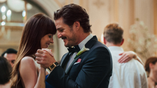 Dakota Johnson and Pedro Pascal in Materialists