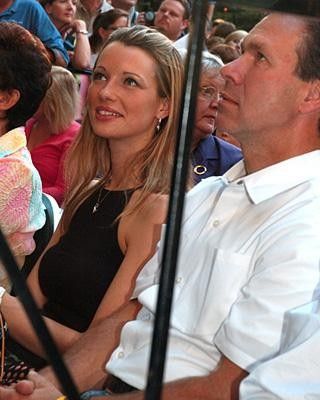 George's wife Melanie