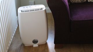desiccant dehumidifier in living room