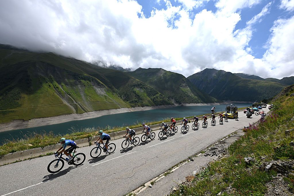 COURCHEVEL - COL DE LA LOZE, FRANCE - JULY 24: competes during the 112th Tour de France 2025, Stage 18 a 171.5km stage from Vif to Courchevel - Col de la Loze 2298m / #UCIWT / on July 24, 2025 in Courchevel - Col de la Loze, France. (Photo by Tim de Waele/Getty Images)