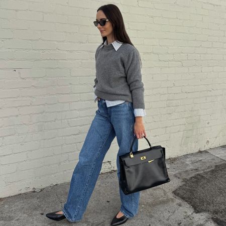 Liv Perez in Reformation jeans