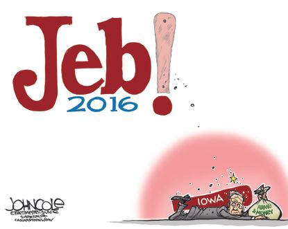 Political cartoon U.S. Jeb 2016