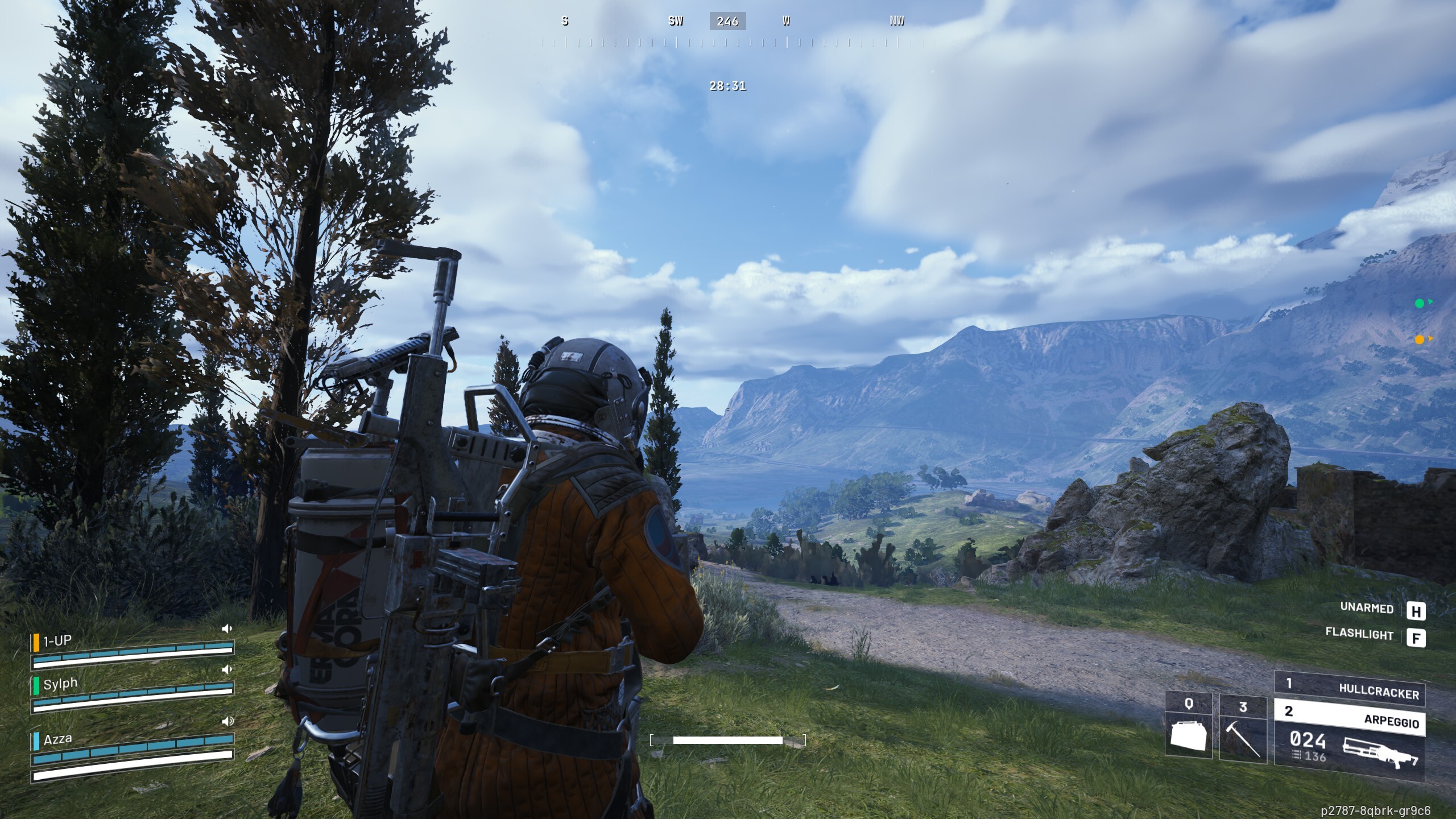 Looking at some mountains