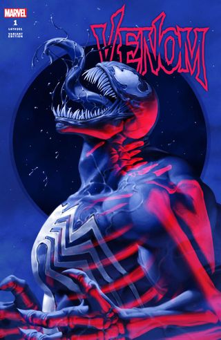 Venom #1 'Double-Exposure' variant cover