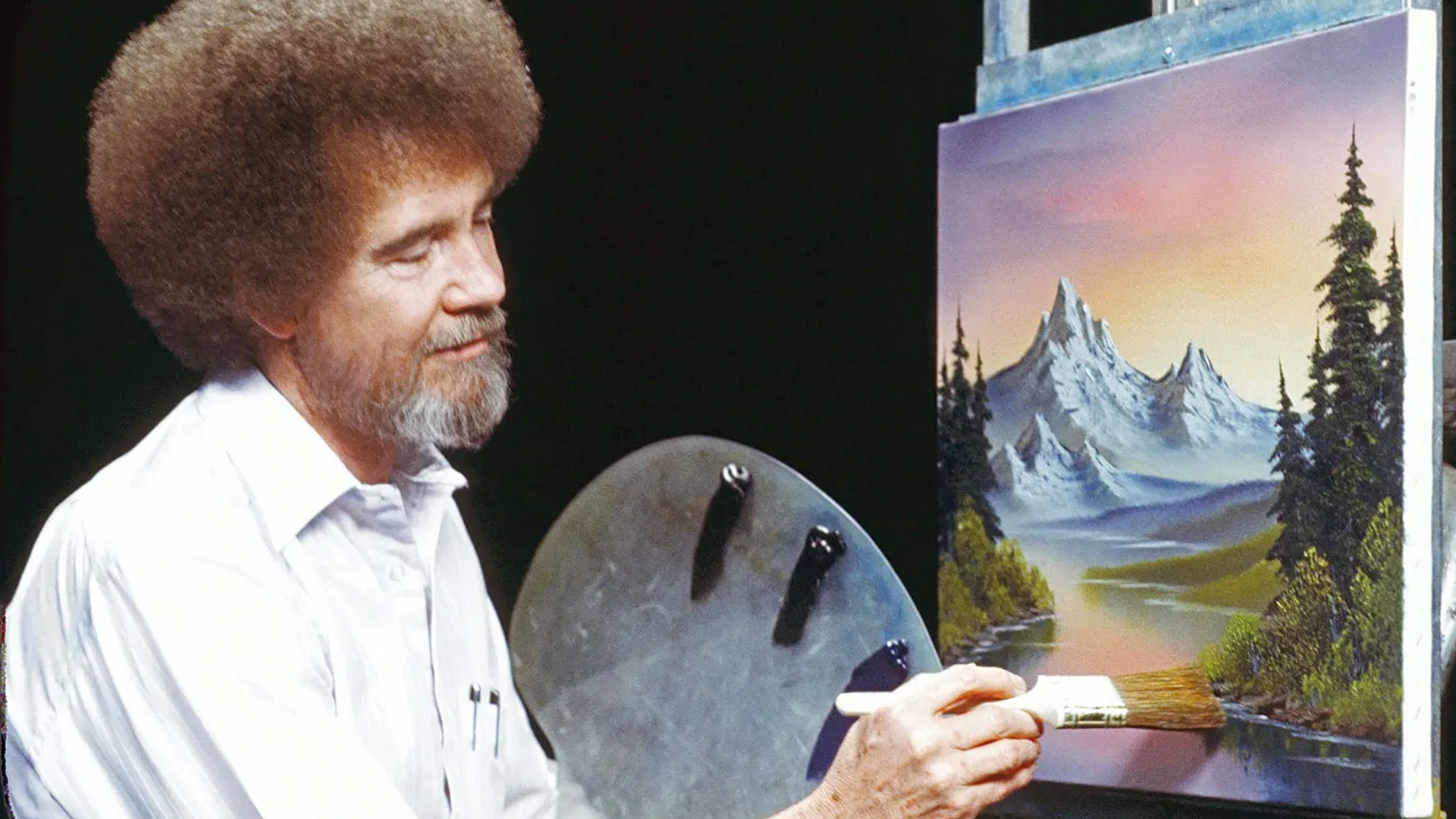 Bob Ross Paint Work Examples · Creative Fabrica