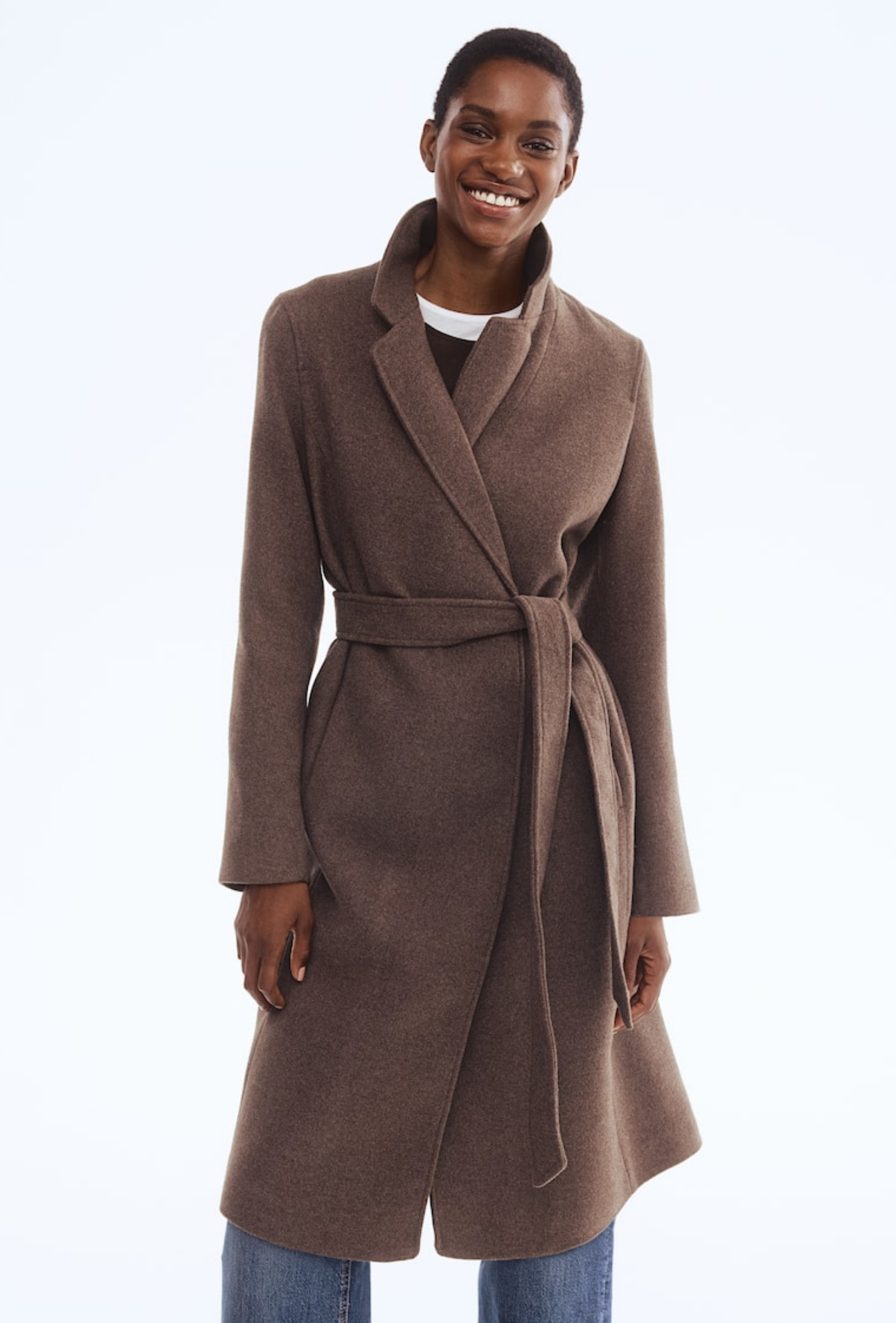 Tie-Belt Coat