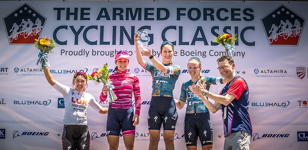 Women's Podium at Crystal City Cup