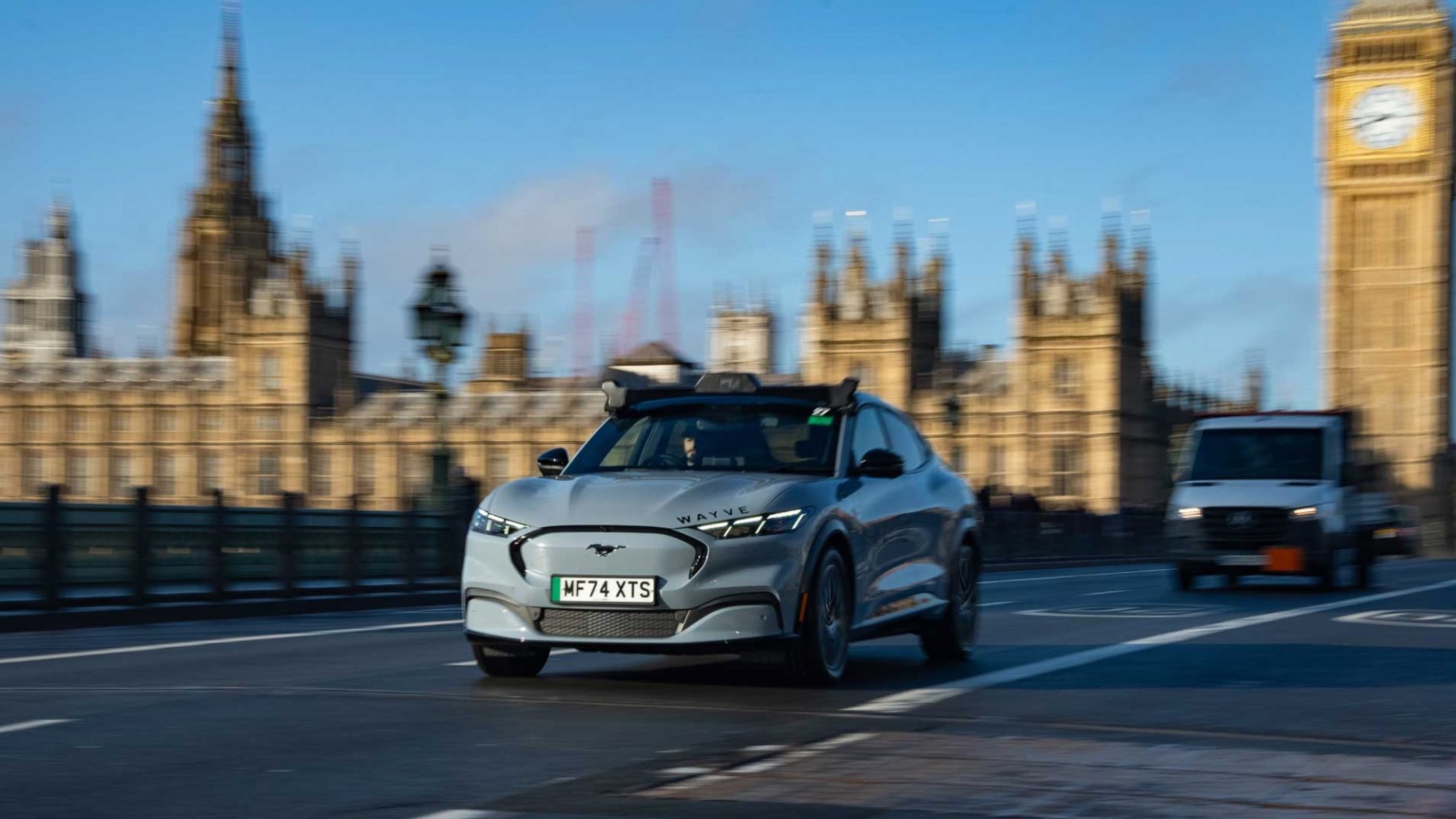 Wayve x Uber autonomous taxi in London