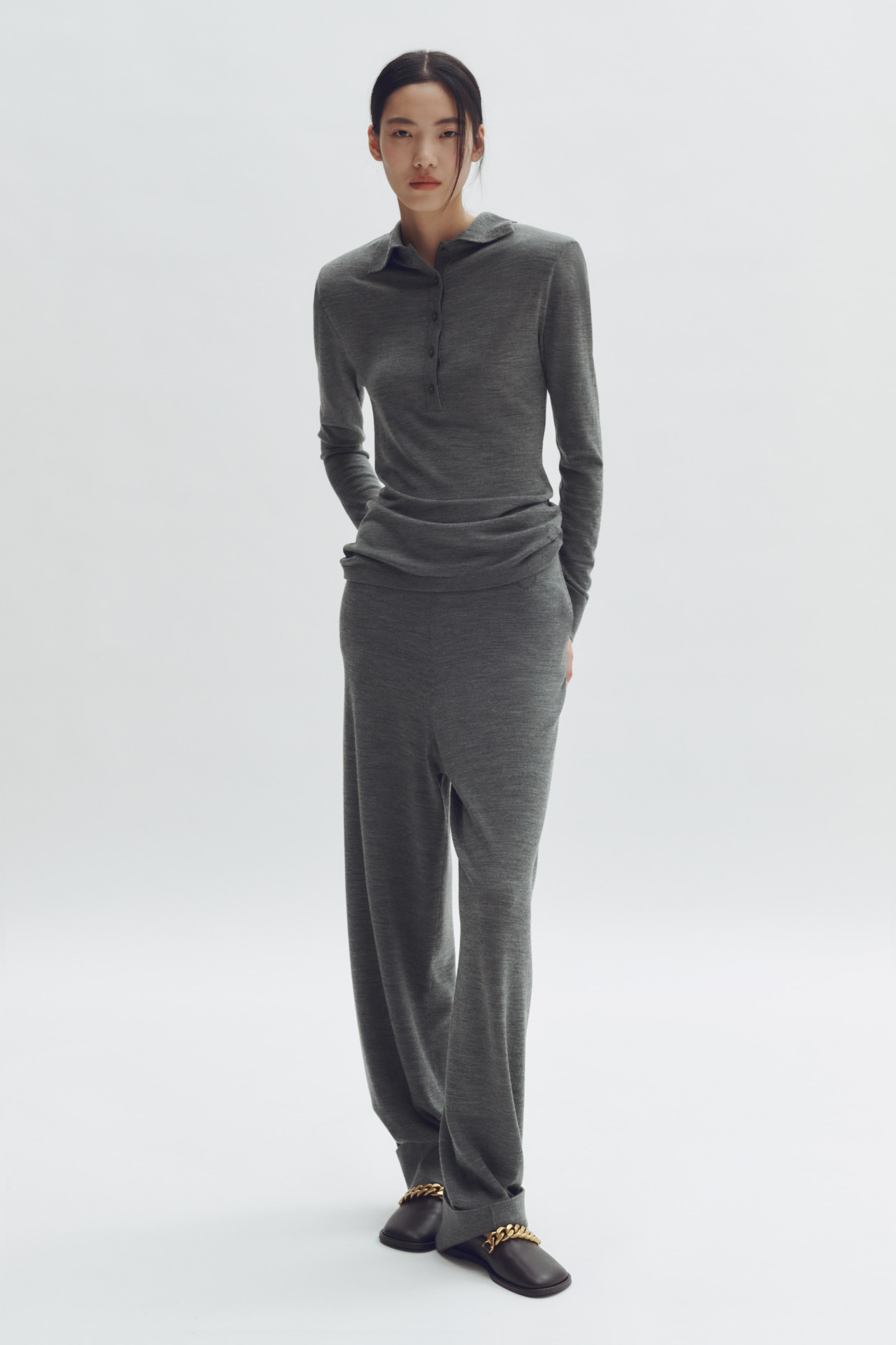 Merino Wool Polo Shirt