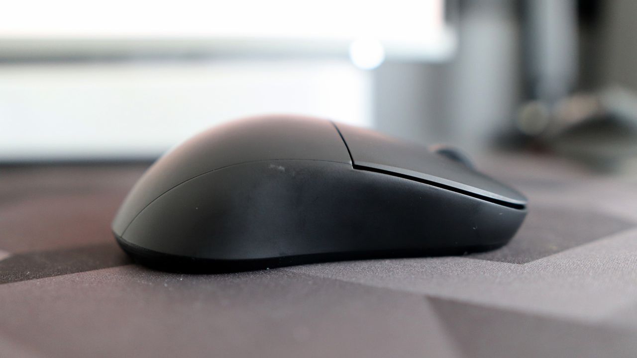 Endgame Gear XM2w 4K gaming mouse on a mouse pad.