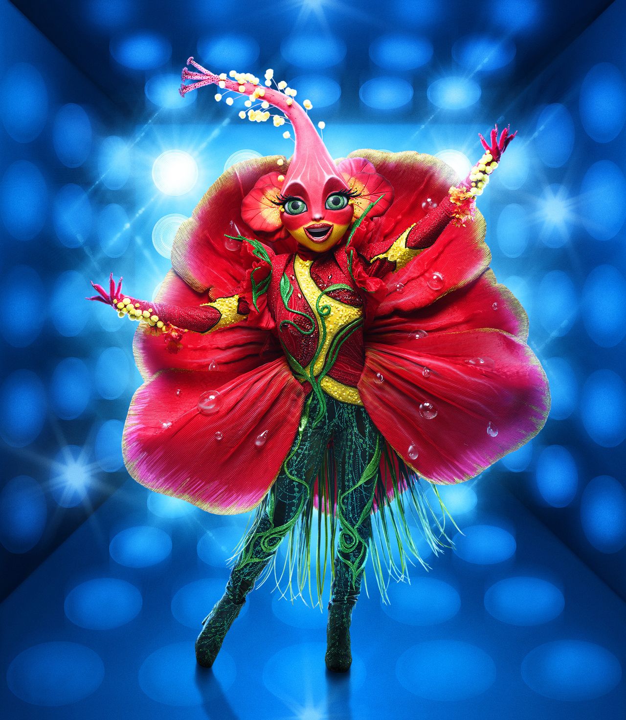 Hibiscus mask on The Masked Singer season 10