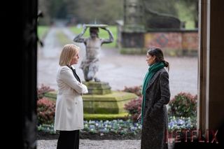Michelle Keegan as Maya with a mother in law from hell, played by Joanna Lumley.