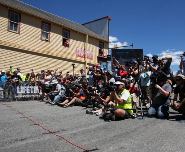 Lots of media were in attendance