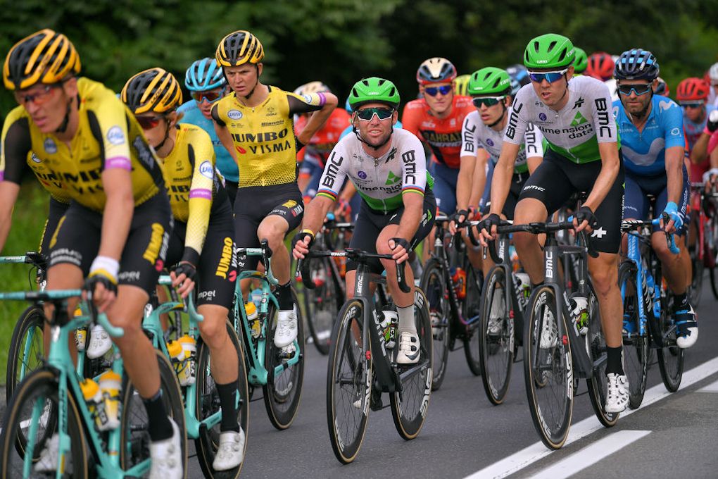Mark Cavendish in the Tour de Pologne peloton