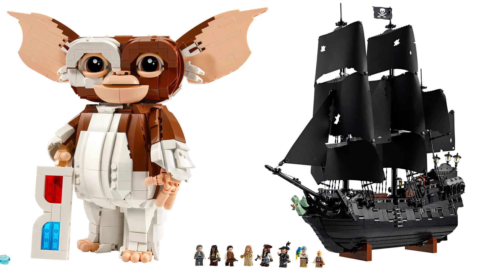 LEGO Gizmo and Pirates of the Caribbean.