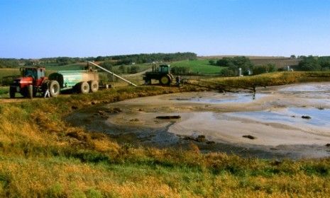 A manure farm.