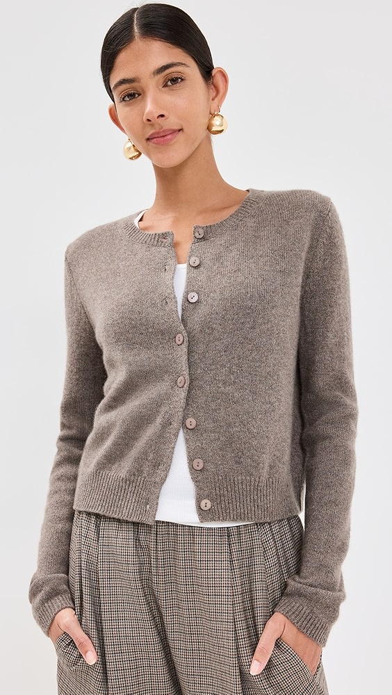 Reformation Clara Cashmere Crew Cardigan