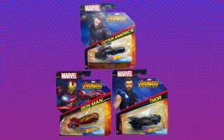 Hot Wheels Marvel Avengers Infinity War Die-Cast Set of 3