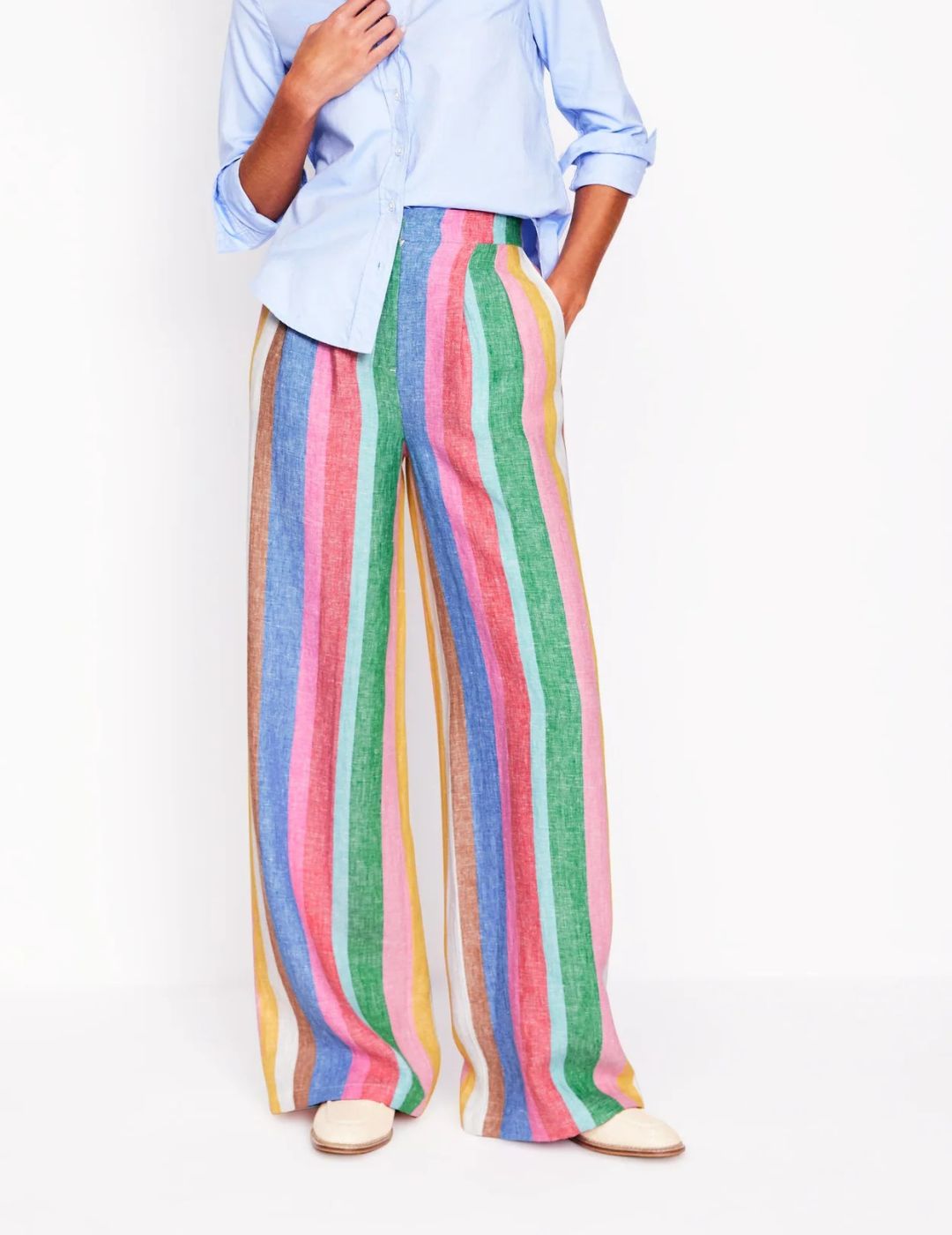 Boden , Dulwich Linen Trousers