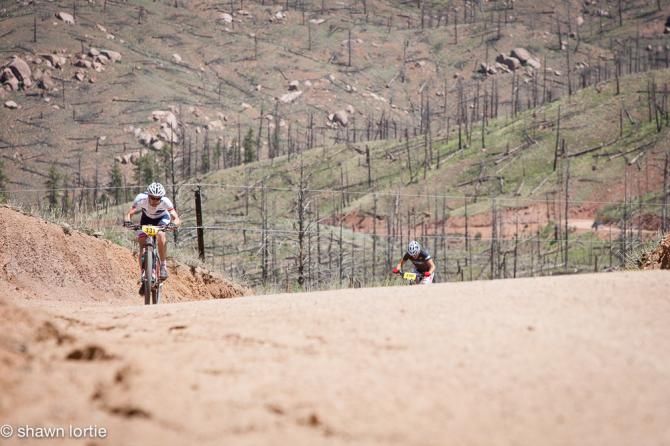 Nate Wilson chasing down the two leaders.