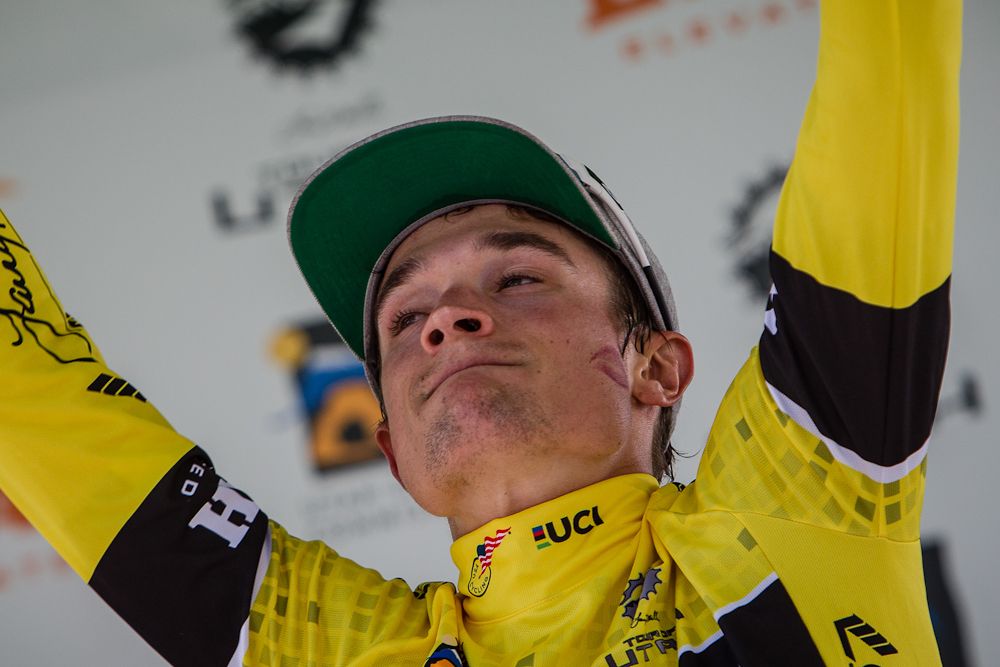 Holowesko-Citadel's Robin Carpenter won a stage at the 2016 Tour of Utah and led the race for a day