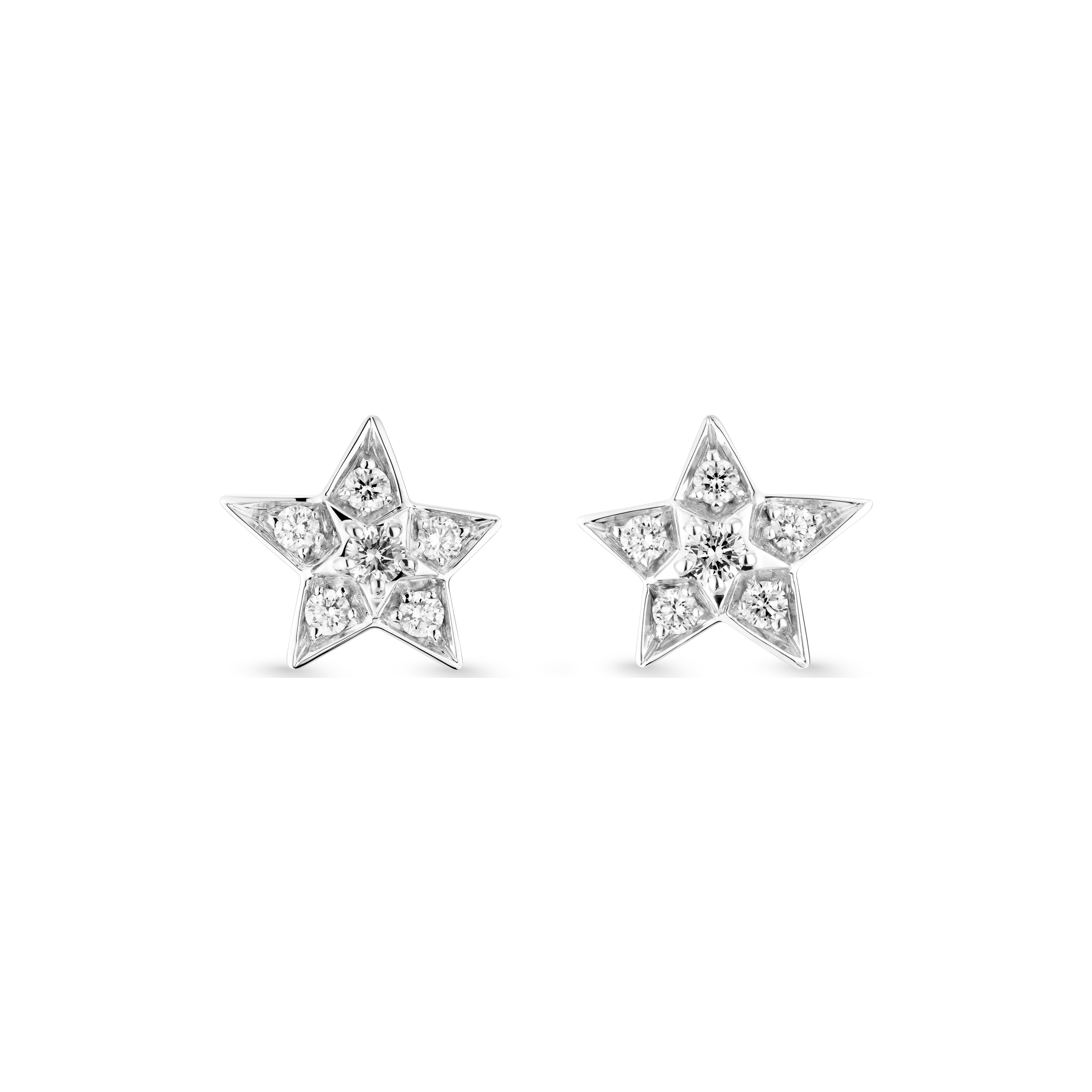 Chanel, Com&amp;egrave;te G&amp;eacute;ode Earrings Small Version in 18K White Gold